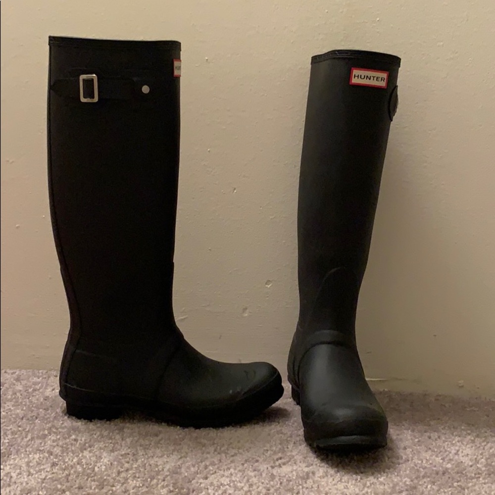 Hunter women’s original tall rain boot